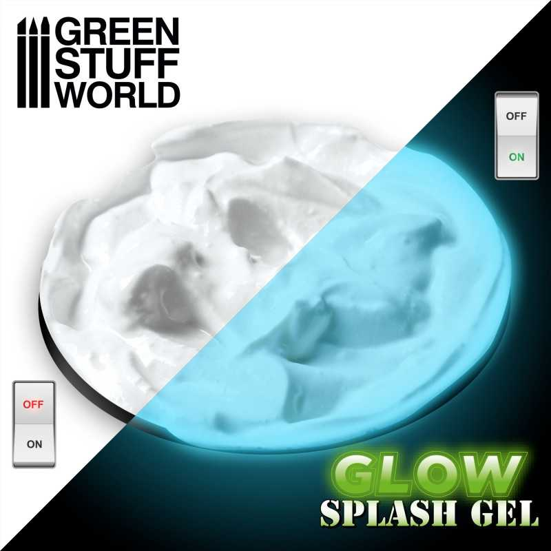 Green Stuff : Splash gel Glow - Spectral AQUA TURQUOISE (30ml)