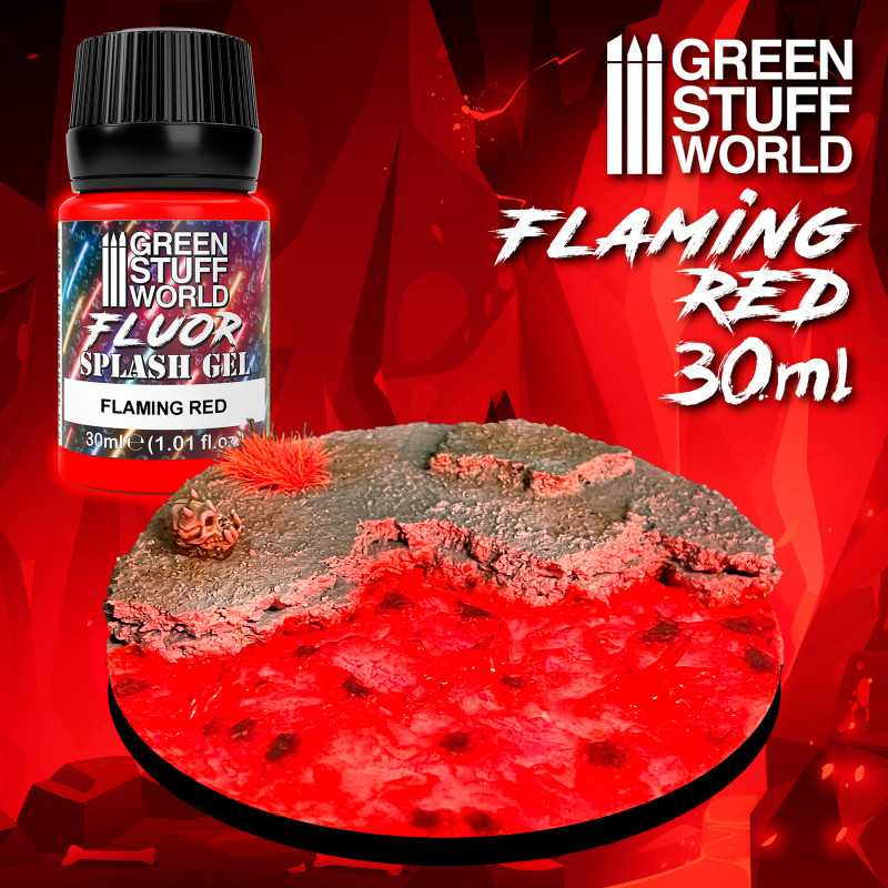 Green Stuff : Splash Gel - Rouge flamboyant (30ml)