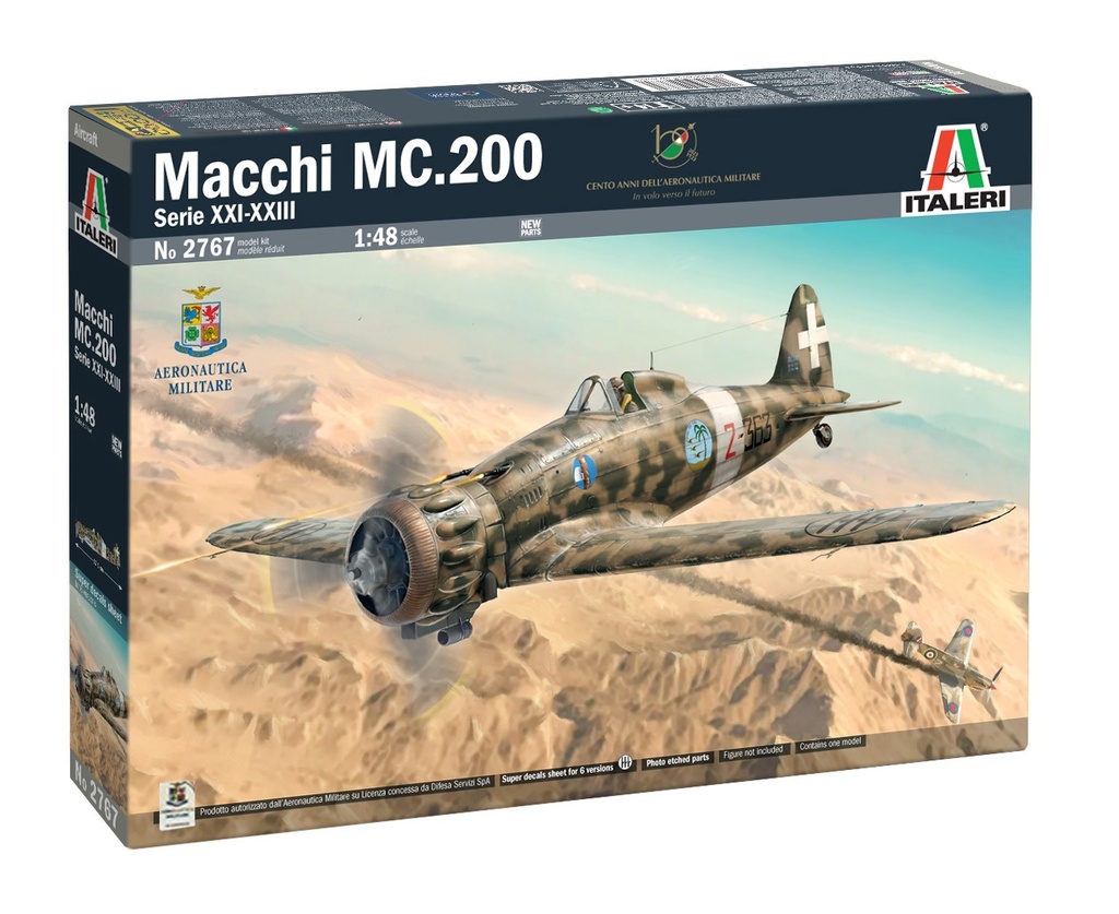 Italeri : Macchi C.200 Serie XXI-XXIII