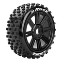 Louise RC : Pneu B-Rock Soft sur Jante Black - HEX 17mm │ 4WD [Front/Rear]