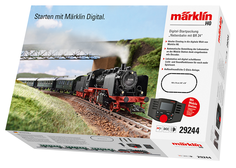 Marklin : Coffret de départ Vapeur BR24 Digtial Sound