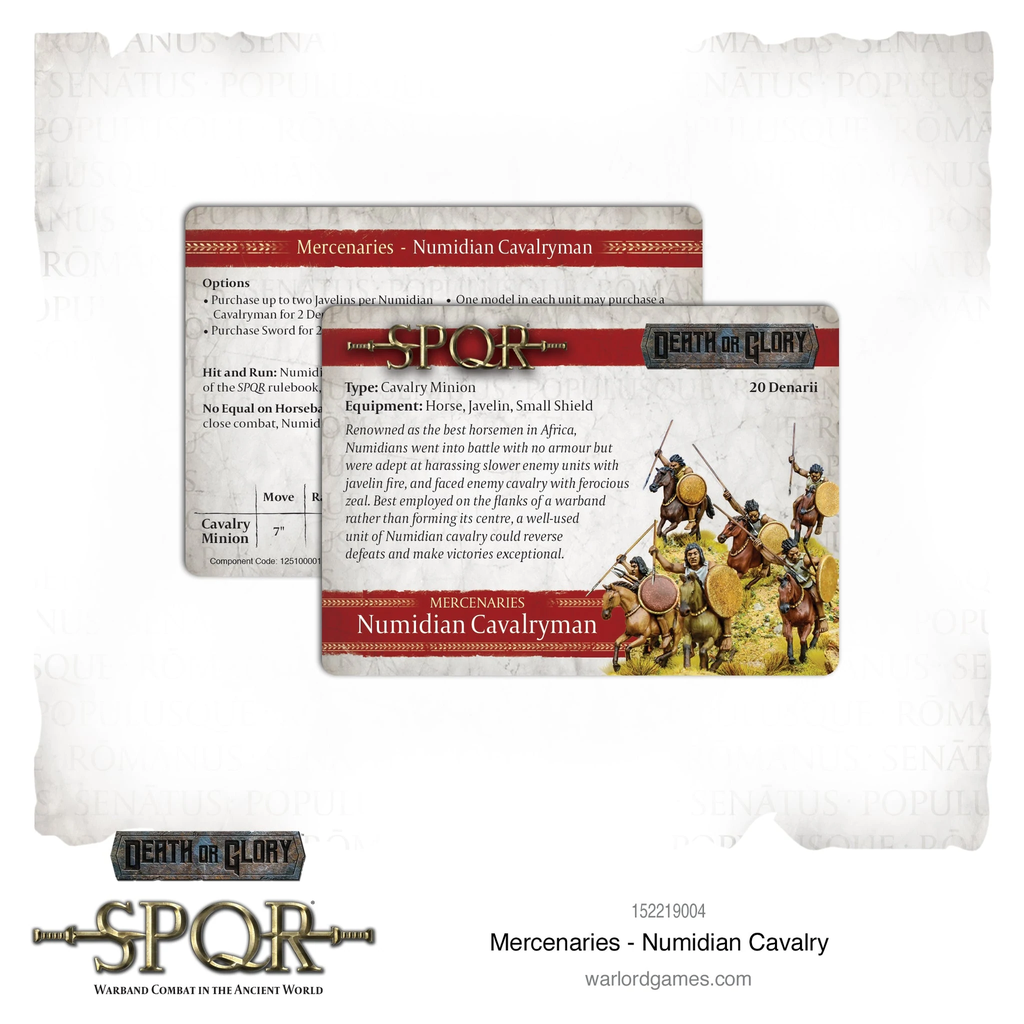 Mercenaries : Numidian Cavalry