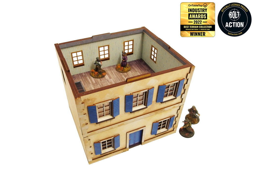 Micro Art Studio : WW2 Normandy Town House 3 │ Pre Painted