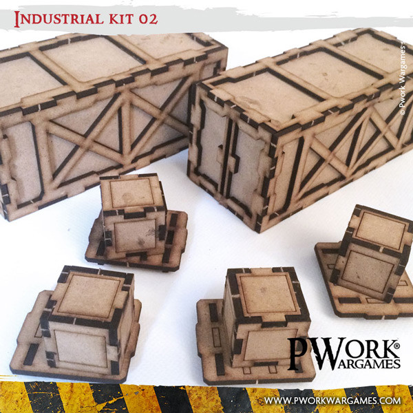 PWork Wargames : Undustrial Kit 02