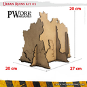 PWork Wargames : Urban Ruins Kit 05