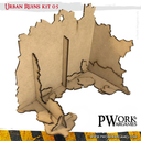 PWork Wargames : Urban Ruins Kit 05