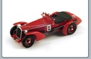 Spark model : ALFA ROMEO 8C NO.8 WINNER LE MANS 1932 R. SOMMER - L. CHINETTI WITH ACRYLIC COVER