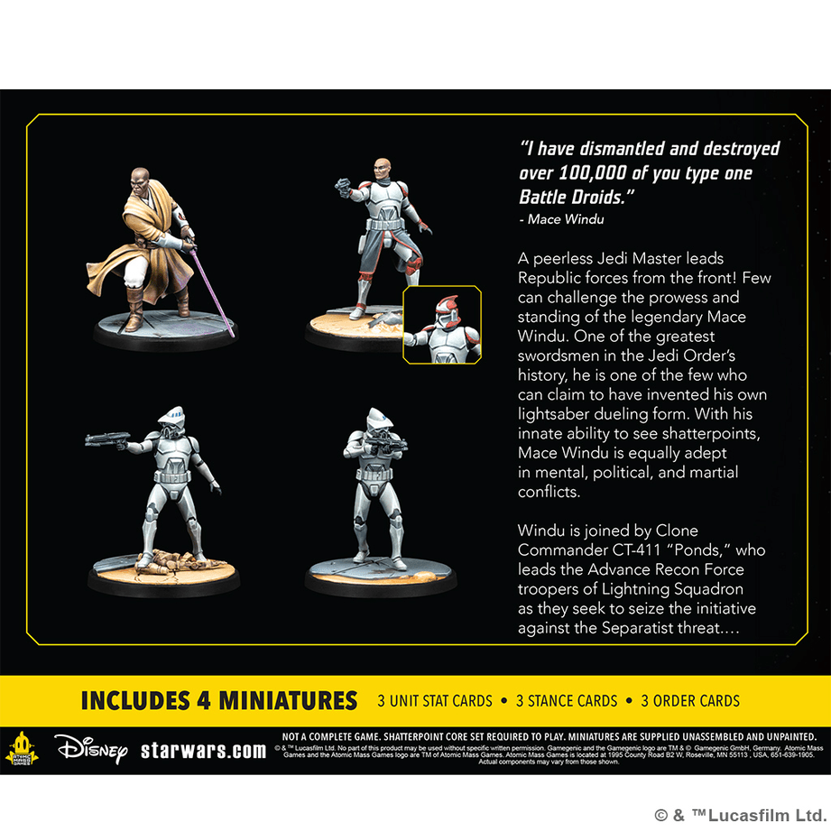 Star Wars Shatterpoint : The Party's Over Squad Pack [FR]