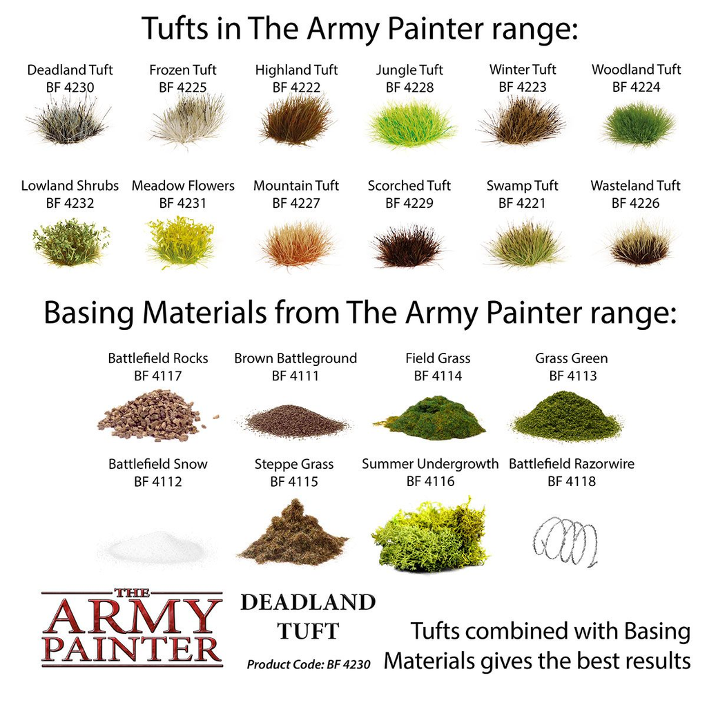 The Army Painter : Deadland Tuft (77pcs)