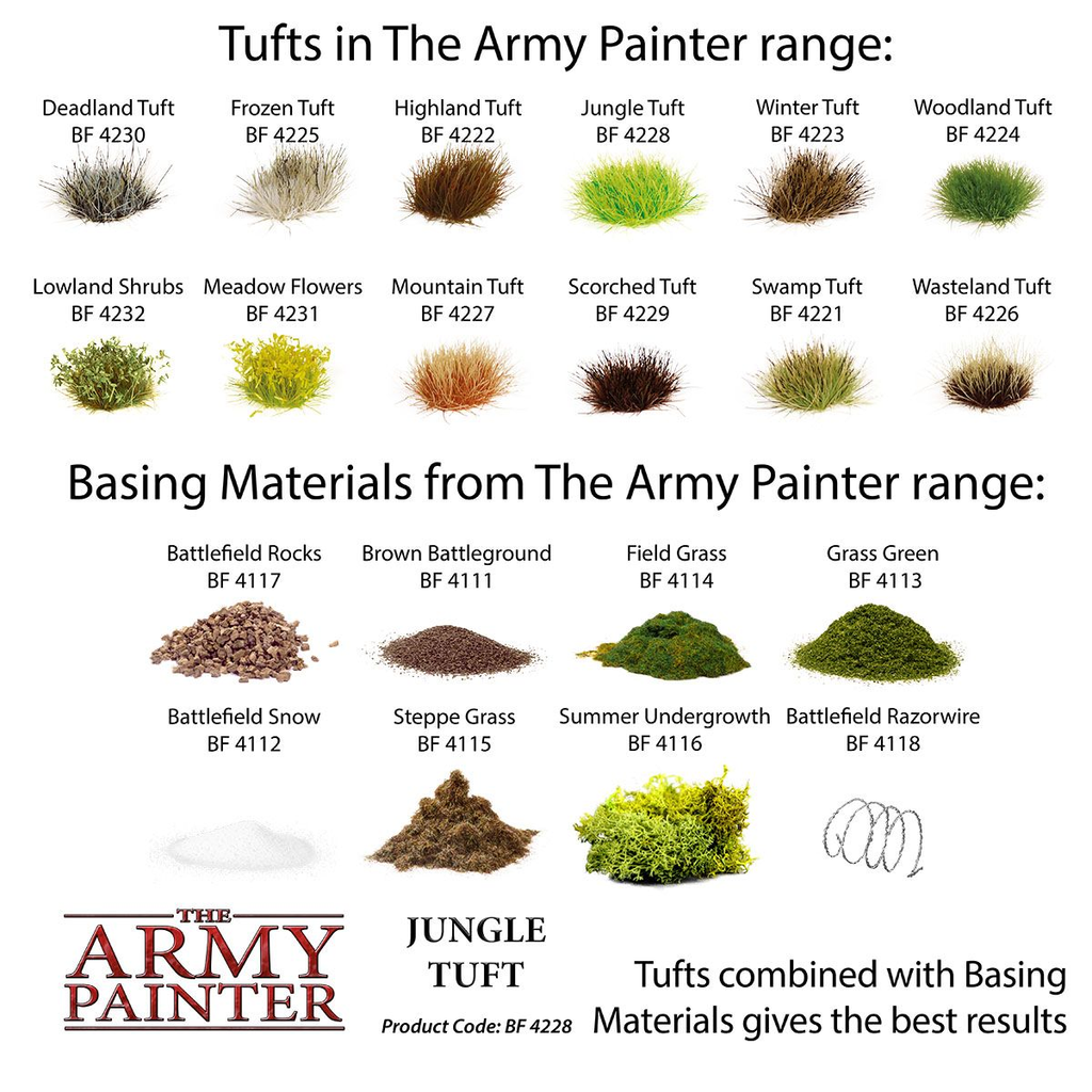 The Army Painter : Jungle Tuft (77pcs)