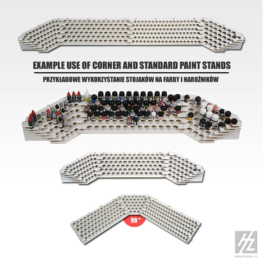 Hobbyzone : Module Corner Large Paint Stand - 36mm