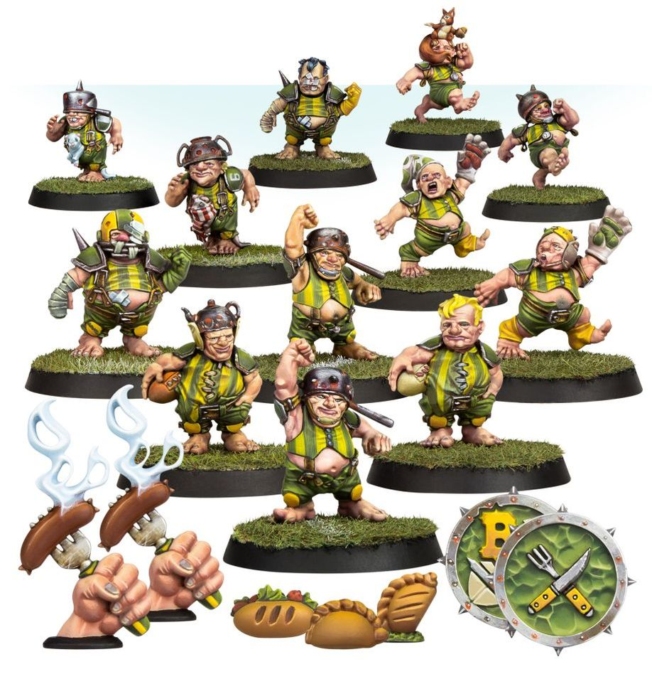 Blood Bowl : The Greenfield Grasshuggers │ Halfling Blood Bowl Team