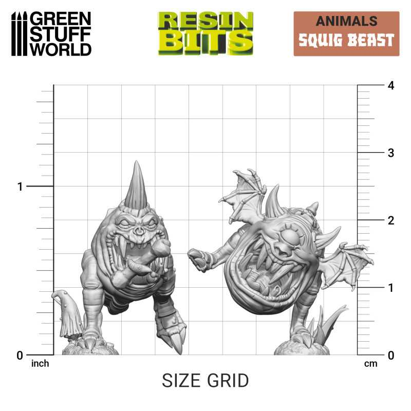 Green Stuff : Squig Beast │ Animals Resin Bits