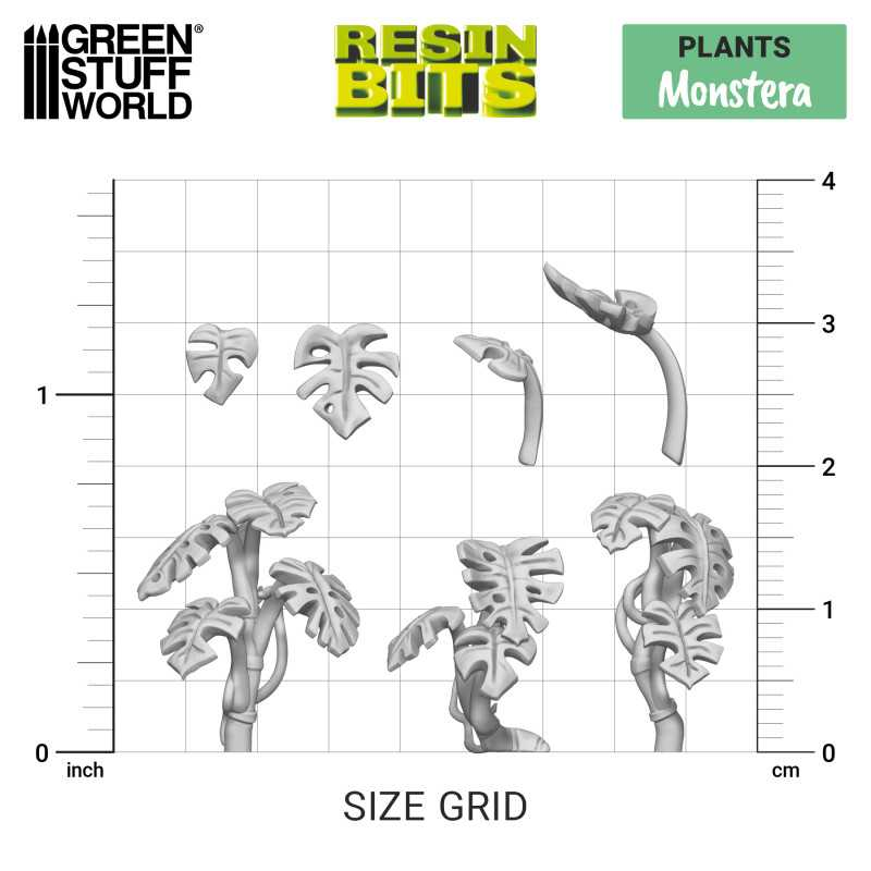 Green Stuff : Monstera Plants │ Resin Bits