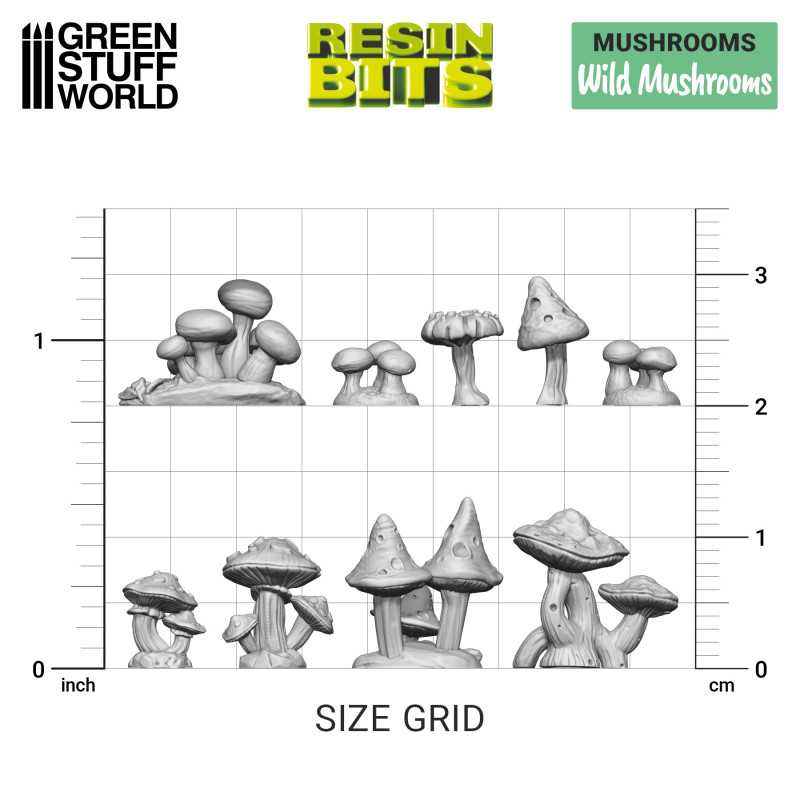 Green Stuff : Wild Mushrooms │ Resin Bits