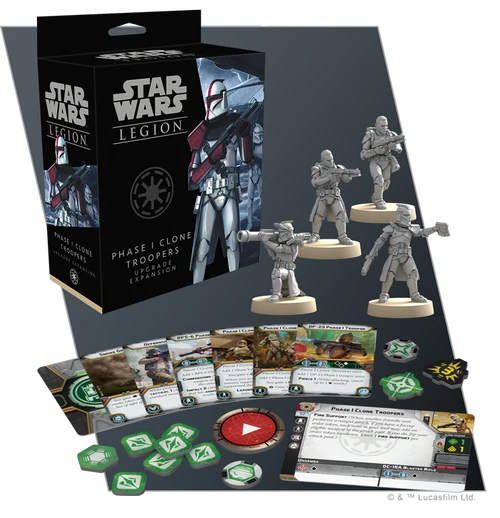 Star Wars LEGION : Soldats Clone phase I │ Extension d'Amélioration