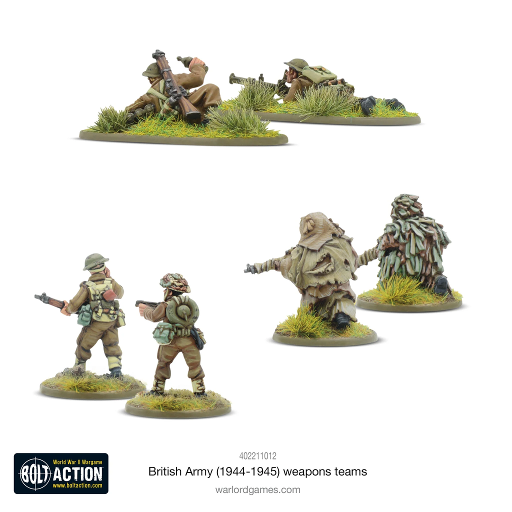 Bolt Action : British Army Weapons Teams (1944-45) │ Late