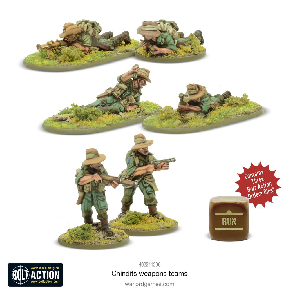 Bolt Action : Chindits Weapons Teams │ Mid - Late