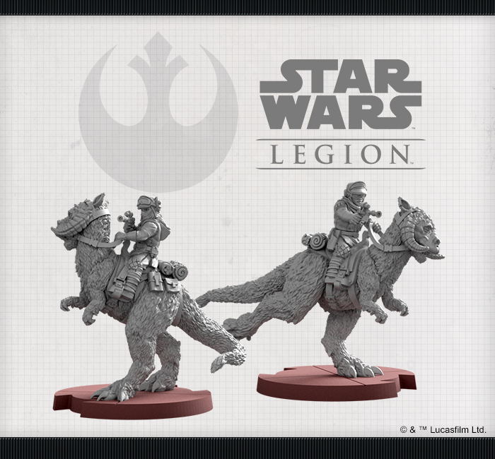 Star Wars LEGION : Tauntaun Rider │ Extension d'Unité