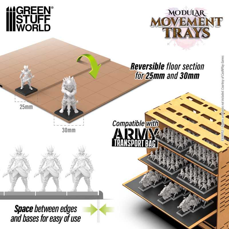 Green Stuff : Modular Movement Trays 