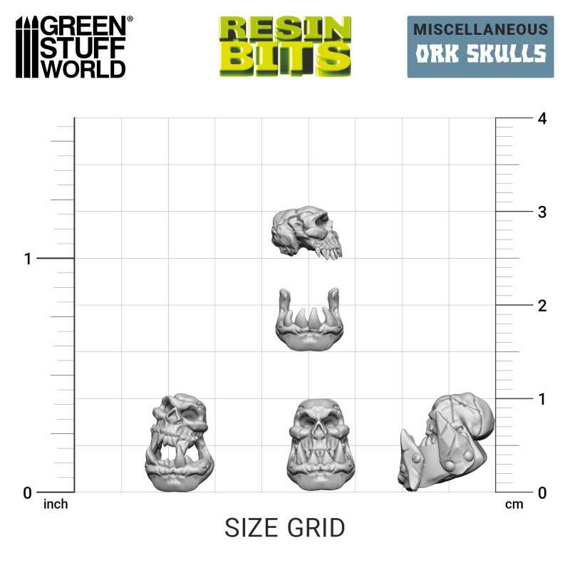 Green Stuff : Squelette d'Ork │ Resin Bits