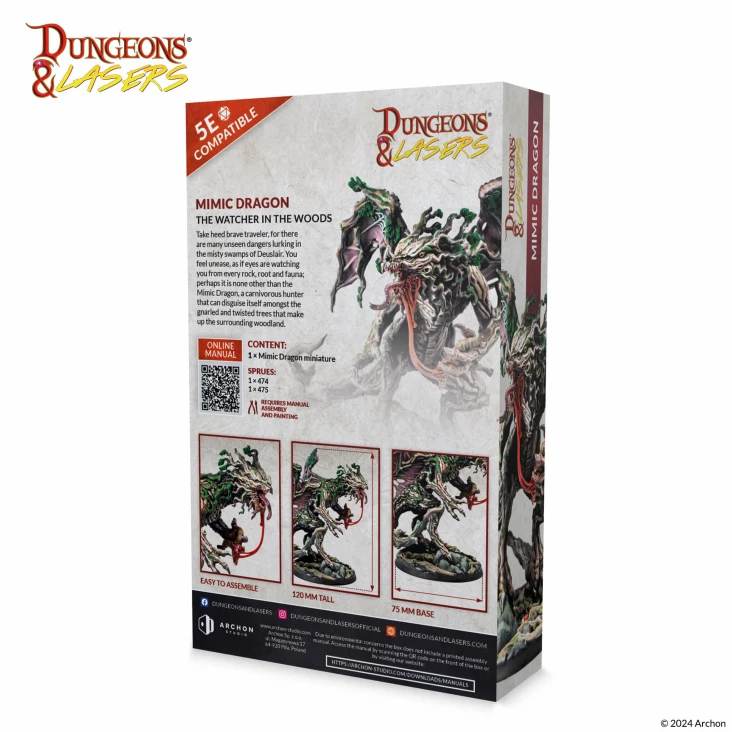 Dungeons & Lasers : Mimic Dragon │ Dungeons & Dragons 5E Compatible