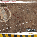 Pwork Wargames : Arid Plain Stadium │ Bloodbowl - Mouse Pad