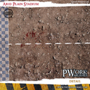 Pwork Wargames : Arid Plain Stadium │ Bloodbowl - Mouse Pad