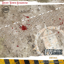 Pwork Wargames : Dust Town Stadium │ Bloodbowl - Mouse Pad