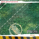 Pwork Wargames : Dark Swamp Stadium │ Bloodbowl - Mouse Pad