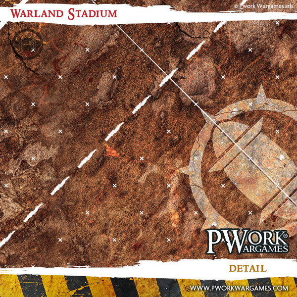 Pwork Wargames : Warland Stadium │ Bloodbowl - Mouse Pad