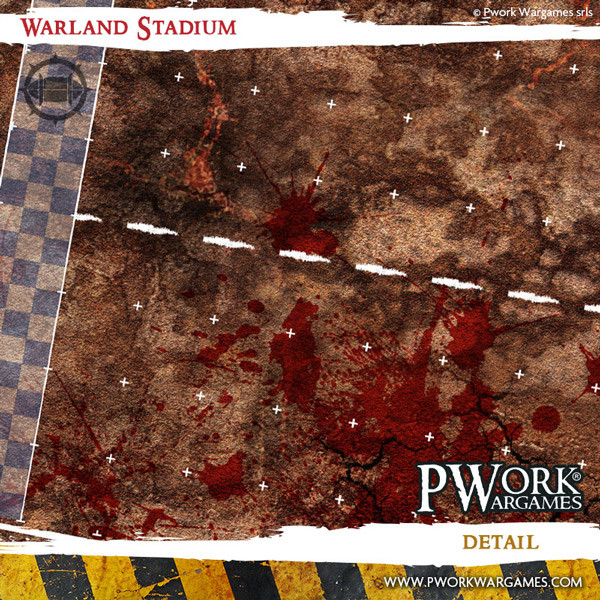 Pwork Wargames : Warland Stadium │ Bloodbowl - Mouse Pad