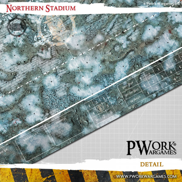 Pwork Wargames : Northern Stadium │ Bloodbowl - Mouse Pad