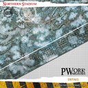 Pwork Wargames : Northern Stadium │ Bloodbowl - Mouse Pad