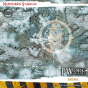 Pwork Wargames : Northern Stadium │ Bloodbowl - Mouse Pad