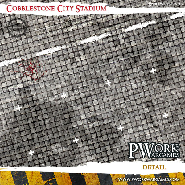 Pwork Wargames : Cobblestone  Stadium │ Bloodbowl - Mouse Pad