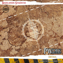 Pwork Wargames : Badlands Stadium │ Bloodbowl - Mouse Pad