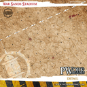 Pwork Wargames : War Sands Stadium │ Bloodbowl - Mouse Pad