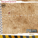 Pwork Wargames : War Sands Stadium │ Bloodbowl - Mouse Pad