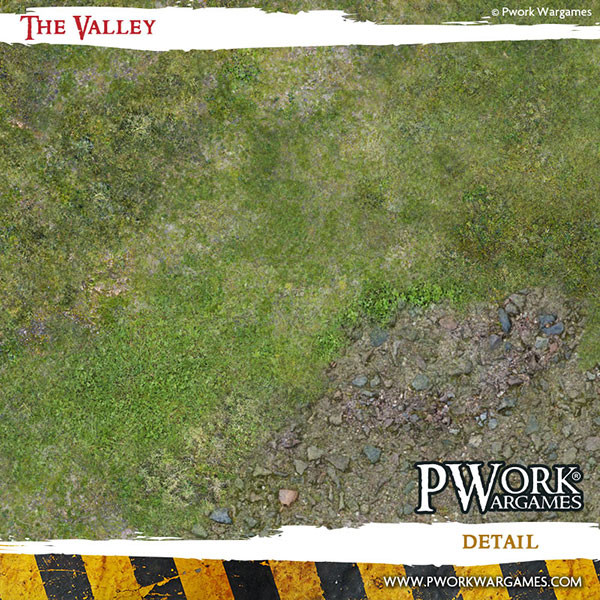 Pwork : The Valley │ 90x90cm - Mouse Pad