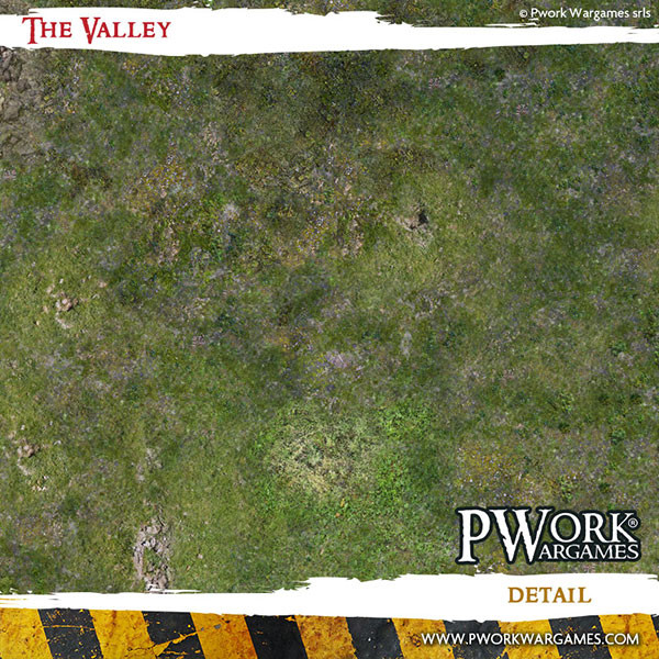 Pwork : The Valley │ 90x90cm - Mouse Pad