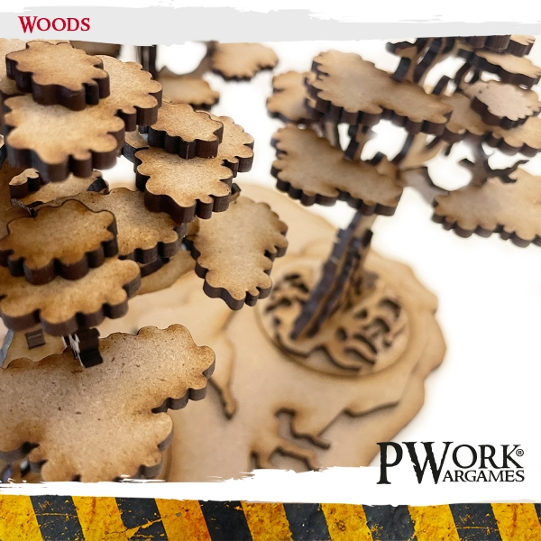 PWork Wargames : Woods │ MDF