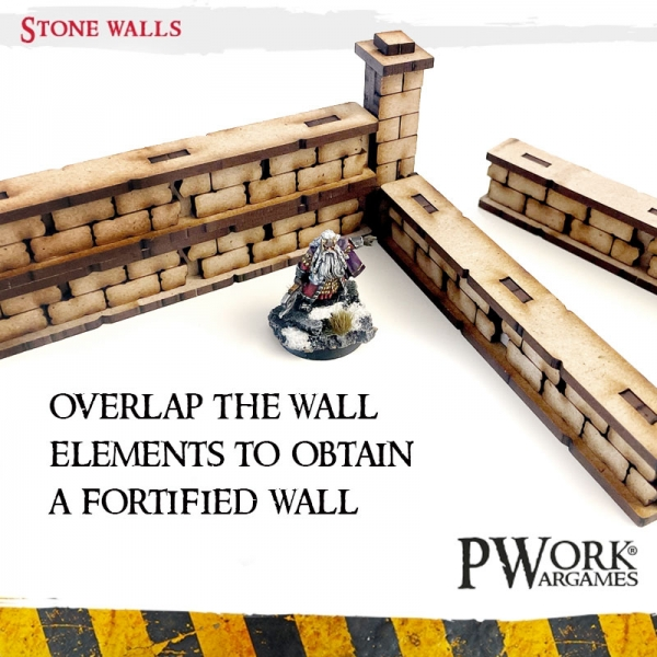 PWork Wargames : Stone Walls │ MDF