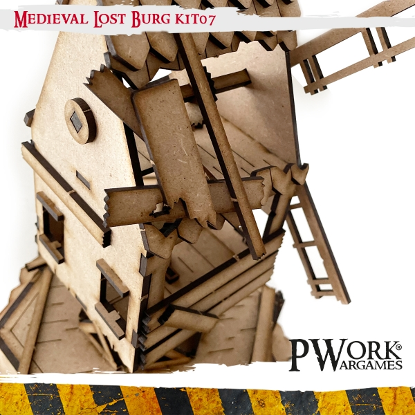 PWork Wargames : Lostburg Kit 07 │ MDF