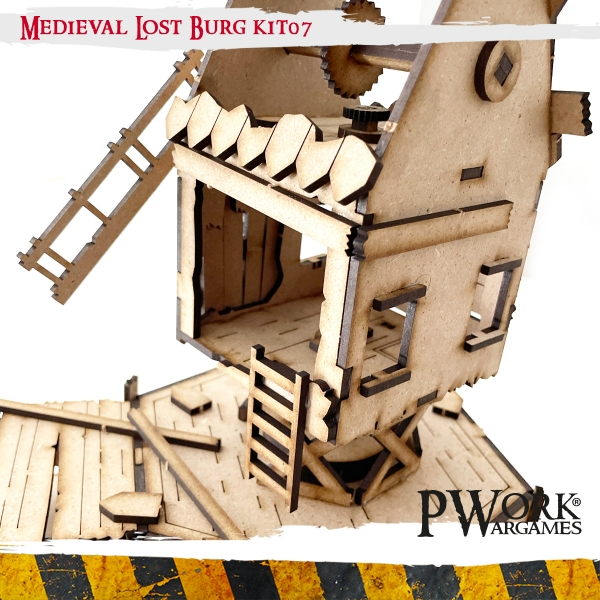 PWork Wargames : Lostburg Kit 07 │ MDF