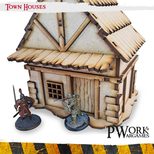 PWork Wargames : Town Houses │ MDF 