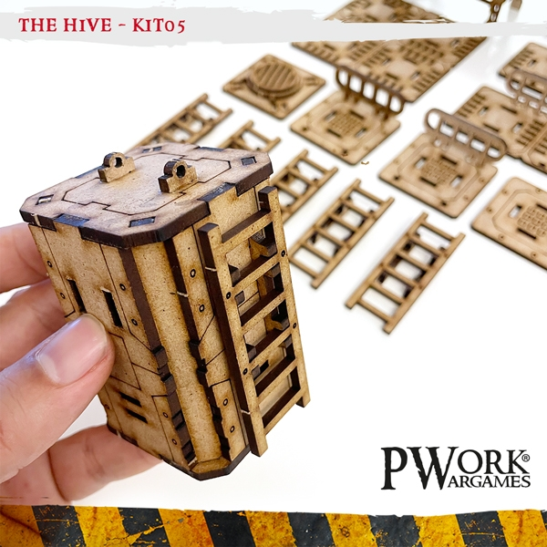 PWork Wargames : The Hive Kit 05 │ MDF