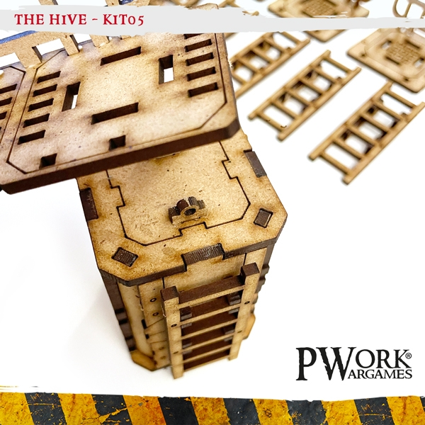 PWork Wargames : The Hive Kit 05 │ MDF