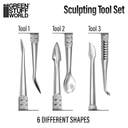 Green Stuff : Outils de Sculptures (3pcs)