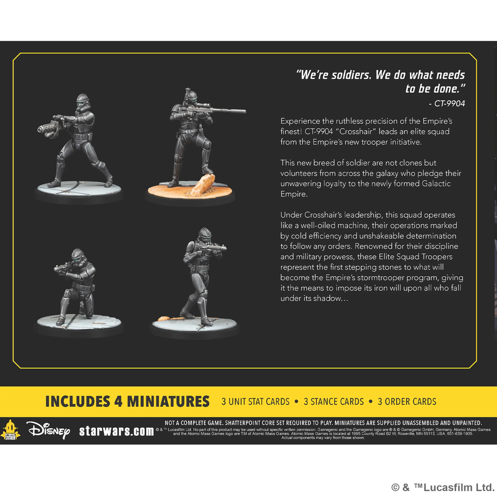 Shatterpoint : "Good Soldiers Follow Orders" Squad Pack